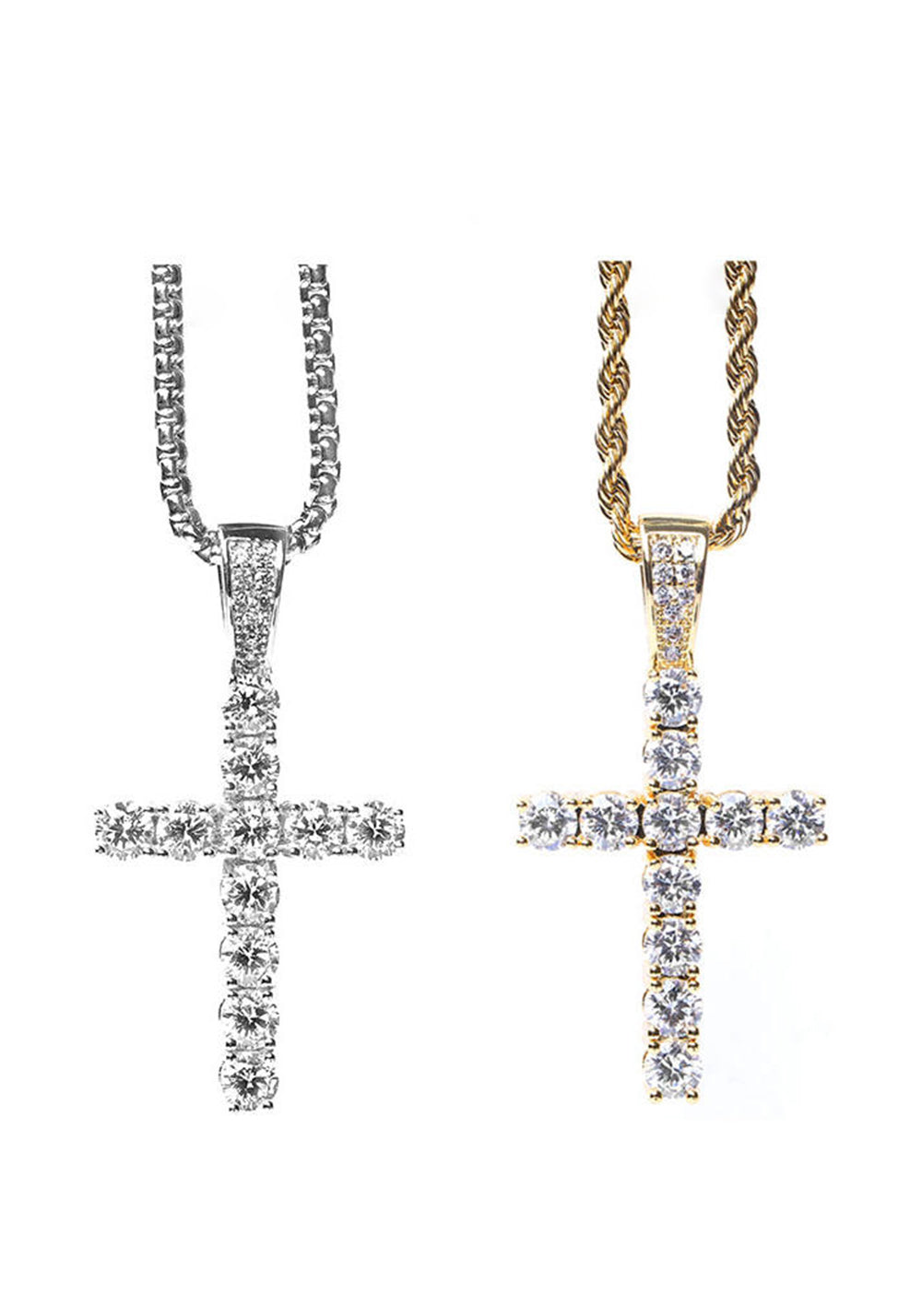 LUXTA丨Iced Out Diamond Cross Pendant - PSYLOS 1, LUXTA丨Iced Out Diamond Cross Pendant, Accessories, LUXTA, PSYLOS 1