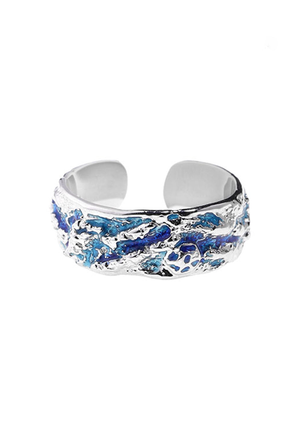 LUXTA丨Blue Ice Silver Adjustable Ring - PSYLOS 1, LUXTA丨Blue Ice Silver Adjustable Ring, Accessories, LUXTA, PSYLOS 1