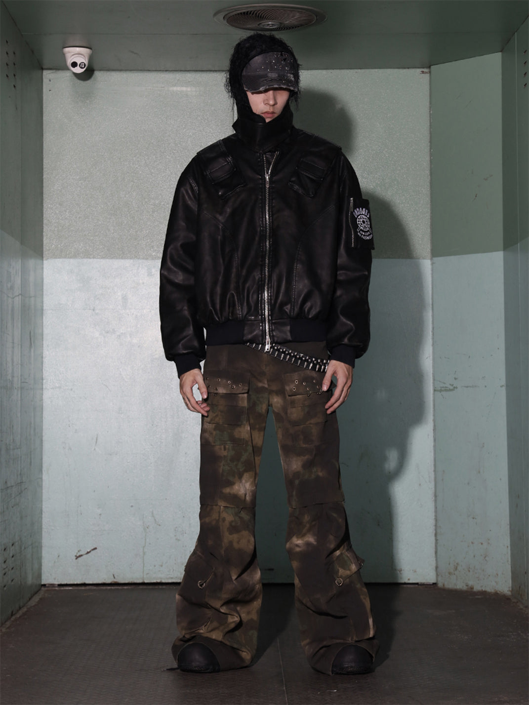 DND4DES | Washed Camo Flared Cargo Pants - PSYLOS 1, DND4DES | Washed Camo Flared Cargo Pants, Cargo Pants, DND4DES•JAPAN, PSYLOS 1