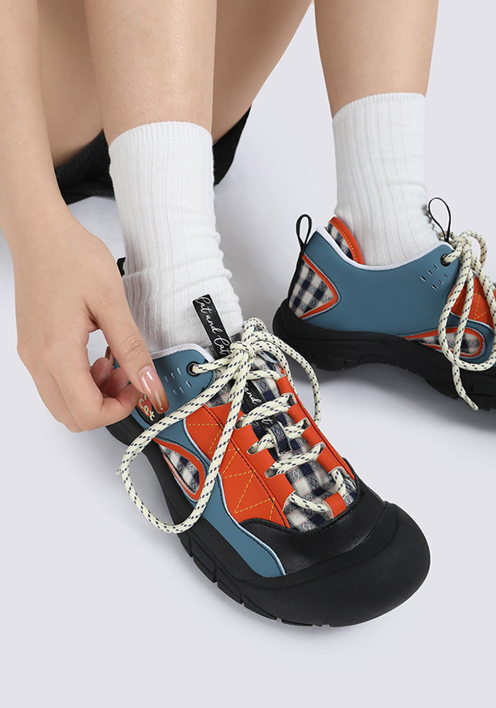 Cat and cat | Chunky Cute Colorblock Casual Sneakers - PSYLOS 1, Cat and cat | Chunky Cute Colorblock Casual Sneakers, Athleisure shoes, Cat and cat, PSYLOS 1