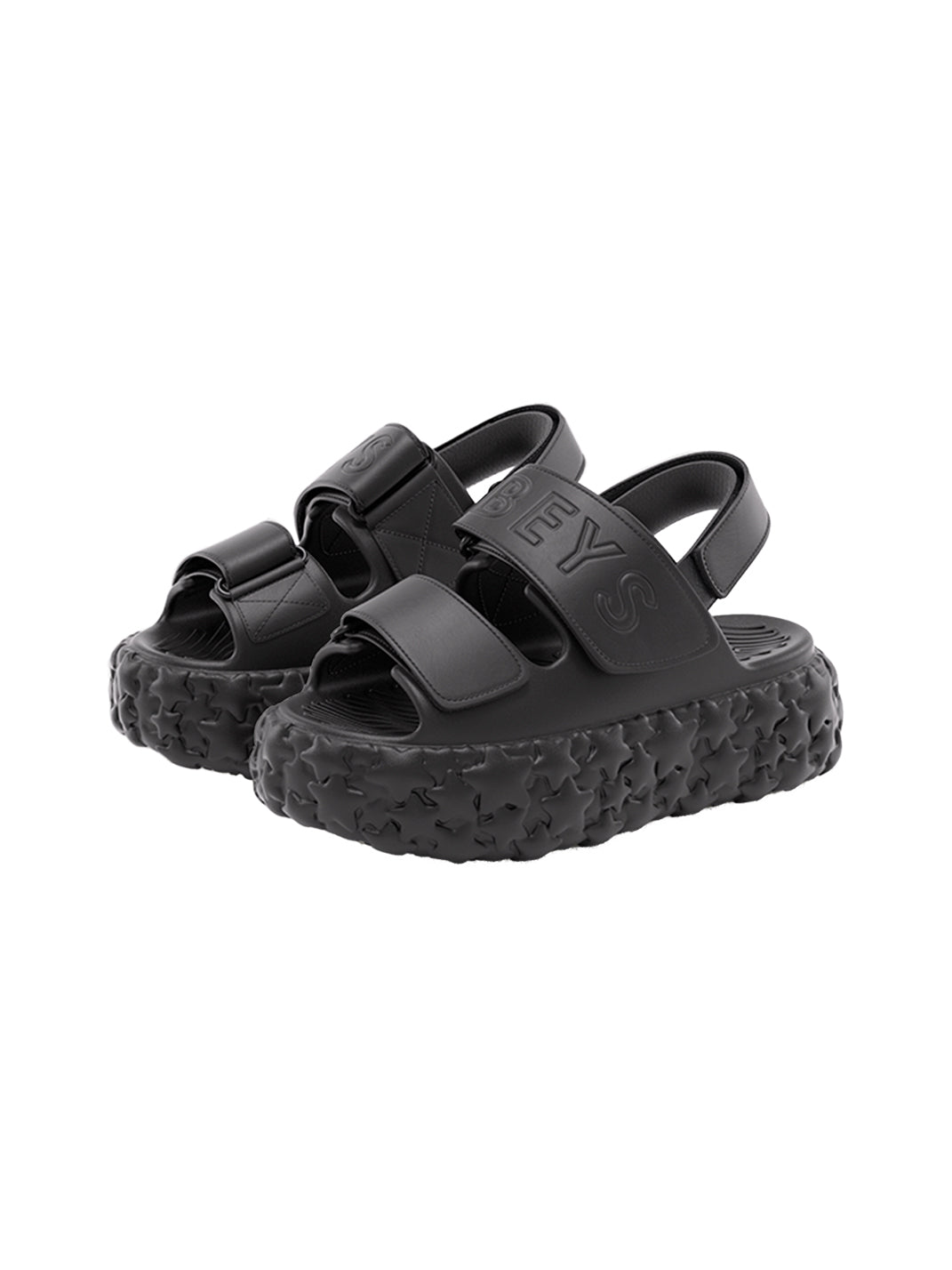 BEYS | Chunky Star Sandals Women Fashion Shoes-Black - PSYLOS 1, BEYS | Chunky Star Sandals Women Fashion Shoes-Black, Sandals, BEYS, PSYLOS 1