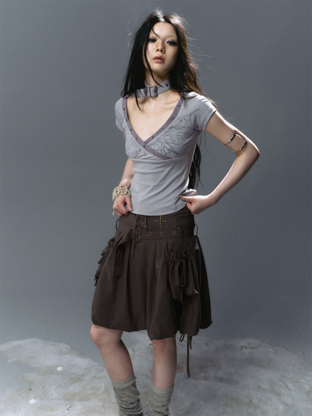 CestNous｜Women's Butterfly Print Slim Fit T-Shirt - PSYLOS 1, CestNous｜Women's Butterfly Print Slim Fit T-Shirt, T-Shirt, CestNous, PSYLOS 1