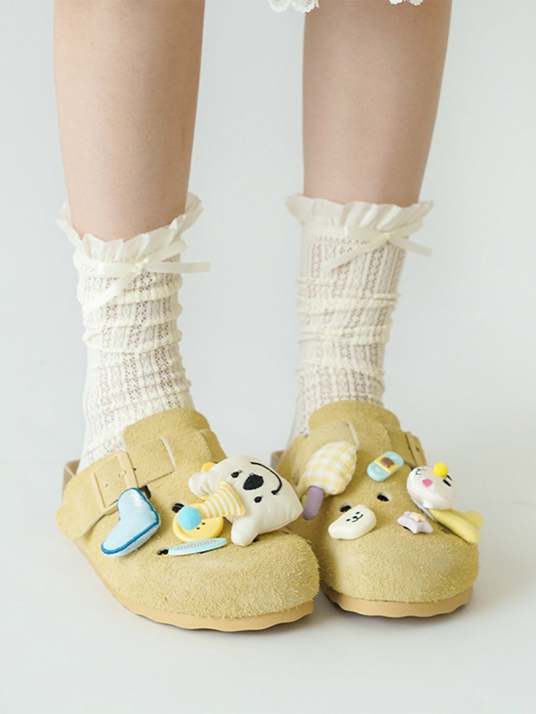 OICIRCLE | Cute Birken Clogs Japanese Style Mules-Yellow - PSYLOS 1, OICIRCLE | Cute Birken Clogs Japanese Style Mules-Yellow, Slippers, OICIRCLE, PSYLOS 1