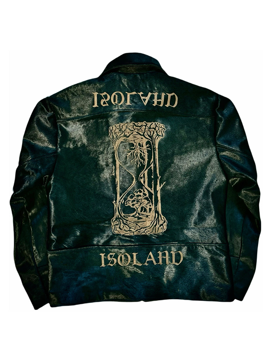 ANONYM | Green Mural Faux Fur Jacket - PSYLOS 1, ANONYM | Green Mural Faux Fur Jacket, Jacket, ANONYM, PSYLOS 1