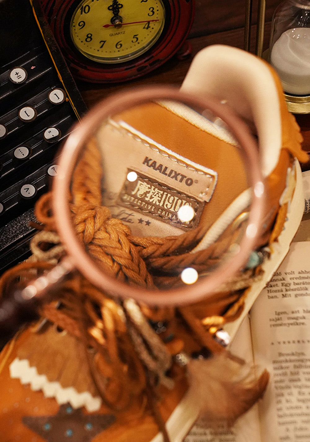 KAALIXTO丨Star Board Shoes-DETECTIVE CHINATOWN 1900 collaboration edition-Ginger - PSYLOS 1, KAALIXTO丨Star Board Shoes-DETECTIVE CHINATOWN 1900 collaboration edition-Ginger, Skate Shoes, KAALIXTO•JAPAN, PSYLOS 1