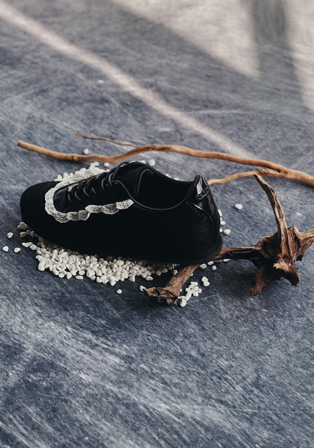 LeStream | Lace-Up Ballet Flats - Dark Horse Edition - PSYLOS 1, LeStream | Lace-Up Ballet Flats - Dark Horse Edition, Retro Trainers, LeStream, PSYLOS 1