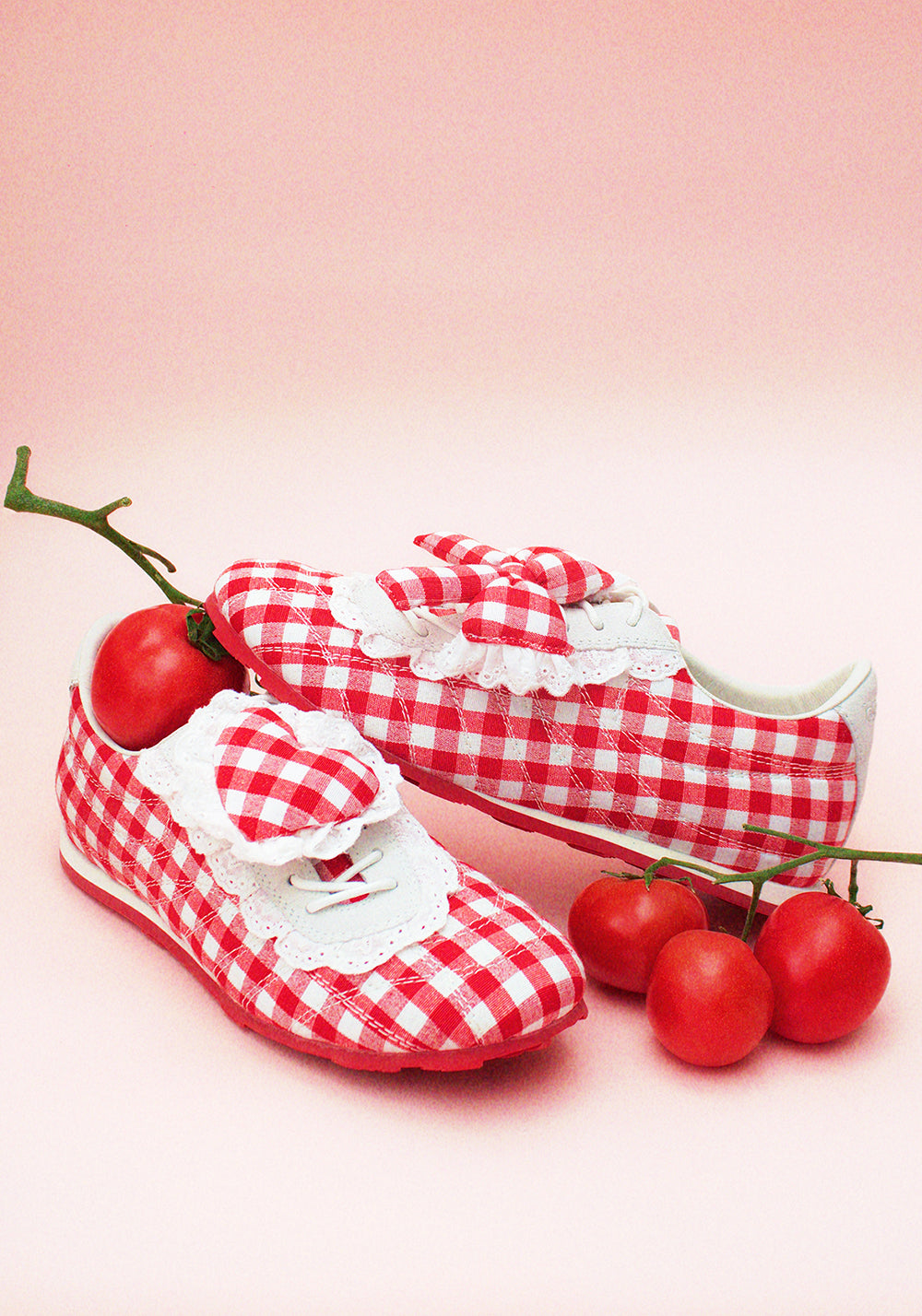 LeStream | Lucky Red Lace-Up Ballet Flats  - PSYLOS 1, LeStream | Lucky Red Lace-Up Ballet Flats , Retro Trainers, LeStream, PSYLOS 1