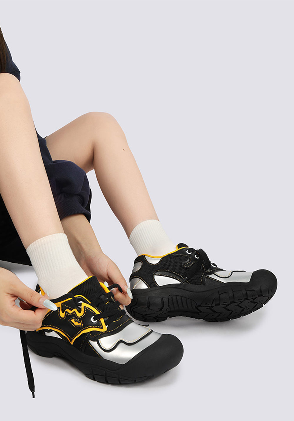 Cat and cat | Sweet Chunky Round Toe Sneakers - PSYLOS 1, Cat and cat | Sweet Chunky Round Toe Sneakers, Athleisure shoes, Cat and cat, PSYLOS 1