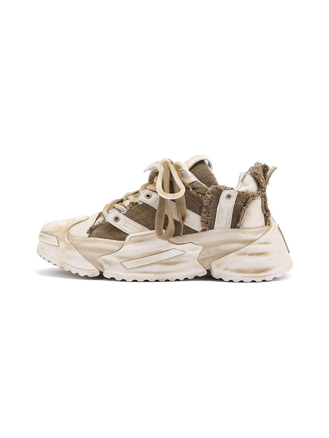 M88M丨Chunky Dirty Couple Skateboard Sneakers-Khaki - PSYLOS 1, M88M丨Chunky Dirty Couple Skateboard Sneakers-Khaki, Shoes, M88M, PSYLOS 1