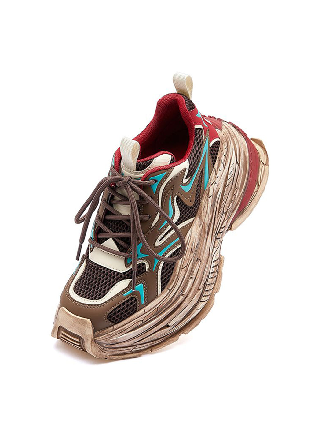 M88M丨Chunky Retro Dad Sneakers Mesh Running Shoes-Brown - PSYLOS 1, M88M丨Chunky Retro Dad Sneakers Mesh Running Shoes-Brown, Chunky Sneakers, M88M, PSYLOS 1