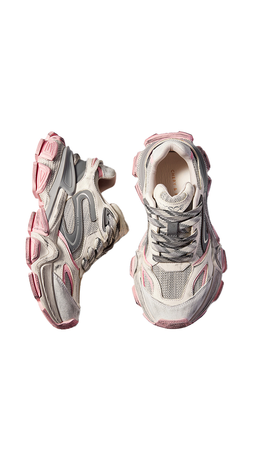 CHERYKALLY | Chunky White Canvas Sneakers  - PSYLOS 1, CHERYKALLY | Chunky White Canvas Sneakers , Chunky Sneakers, CHERYKALLY, PSYLOS 1