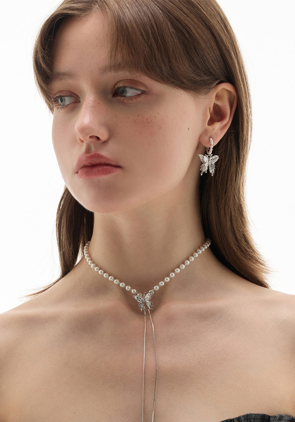 SUN HUNTER丨Adjustable Pearl Butterfly Necklace - PSYLOS 1, SUN HUNTER丨Adjustable Pearl Butterfly Necklace, Accessories, SUN HUNTER, PSYLOS 1