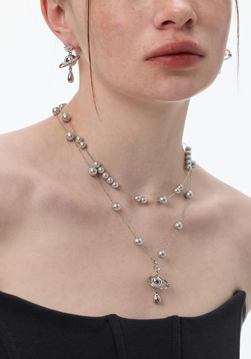 SUN HUNTER丨Planet Pearl Necklace - PSYLOS 1, SUN HUNTER丨Planet Pearl Necklace, Accessories, SUN HUNTER, PSYLOS 1