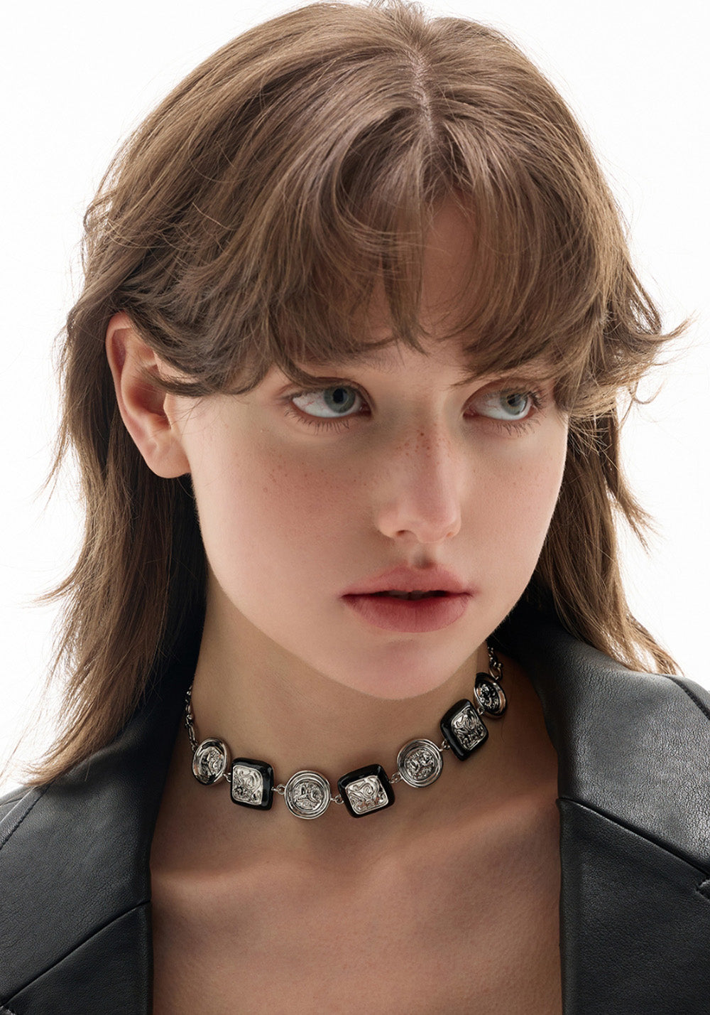 SUN HUNTER丨Coin Choker Necklace - PSYLOS 1, SUN HUNTER丨Coin Choker Necklace, Accessories, SUN HUNTER, PSYLOS 1