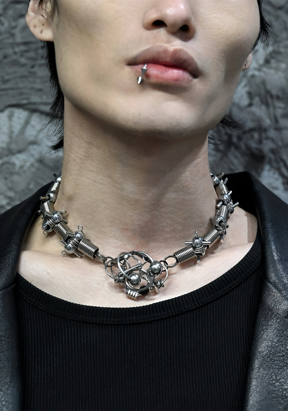 ILLuSoRy丨Cyberpunk Titanium Steel Choker - PSYLOS 1, ILLuSoRy丨Cyberpunk Titanium Steel Choker, Accessories, ILLuSoRy, PSYLOS 1