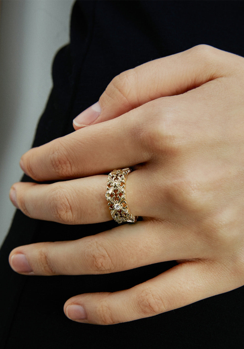 SUN HUNTER丨Full-Circle Iris Flower Ring - PSYLOS 1, SUN HUNTER丨Full-Circle Iris Flower Ring, Accessories, SUN HUNTER, PSYLOS 1