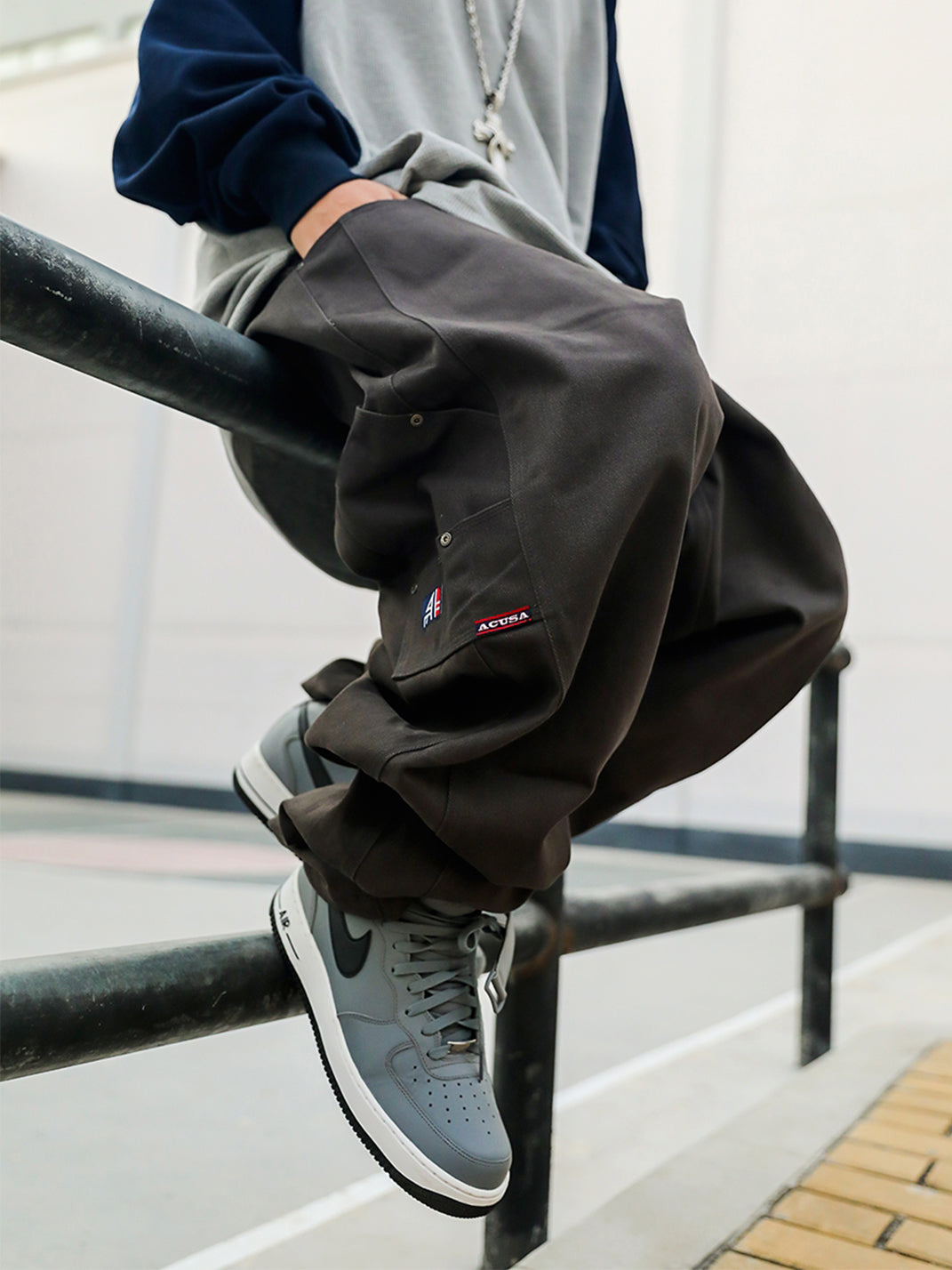 ACUSA | Ultra Baggy Cotton Workwear Pants - PSYLOS 1, ACUSA | Ultra Baggy Cotton Workwear Pants, Cargo Pants, ACUSA, PSYLOS 1