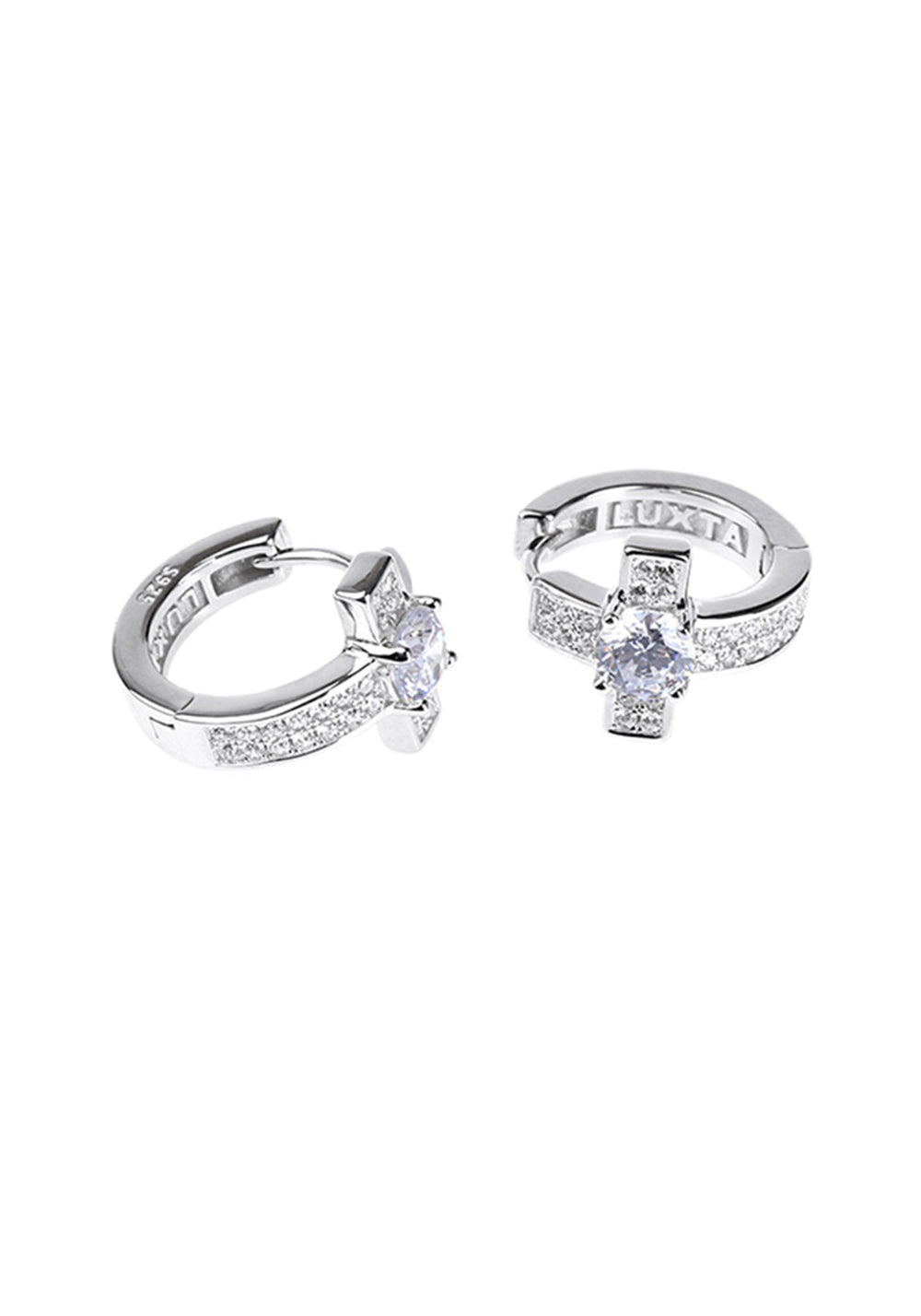 LUXTA丨Diamond Cross Silver Earrings - PSYLOS 1, LUXTA丨Diamond Cross Silver Earrings, Accessories, LUXTA, PSYLOS 1
