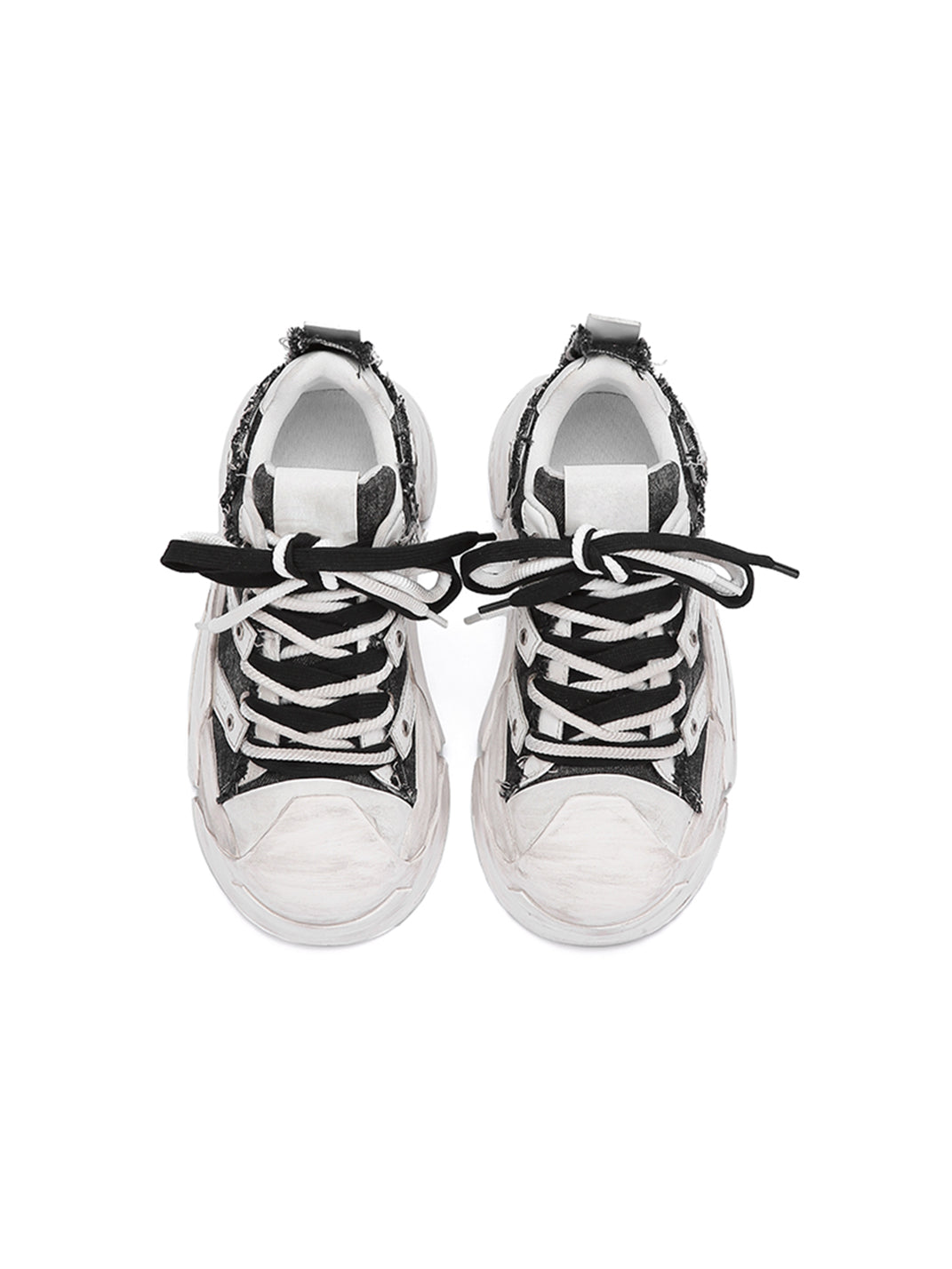 M88M丨Denim Canvas Distressed Melting Skate Shoes-Black - PSYLOS 1, M88M丨Denim Canvas Distressed Melting Skate Shoes-Black, Shoes, M88M, PSYLOS 1