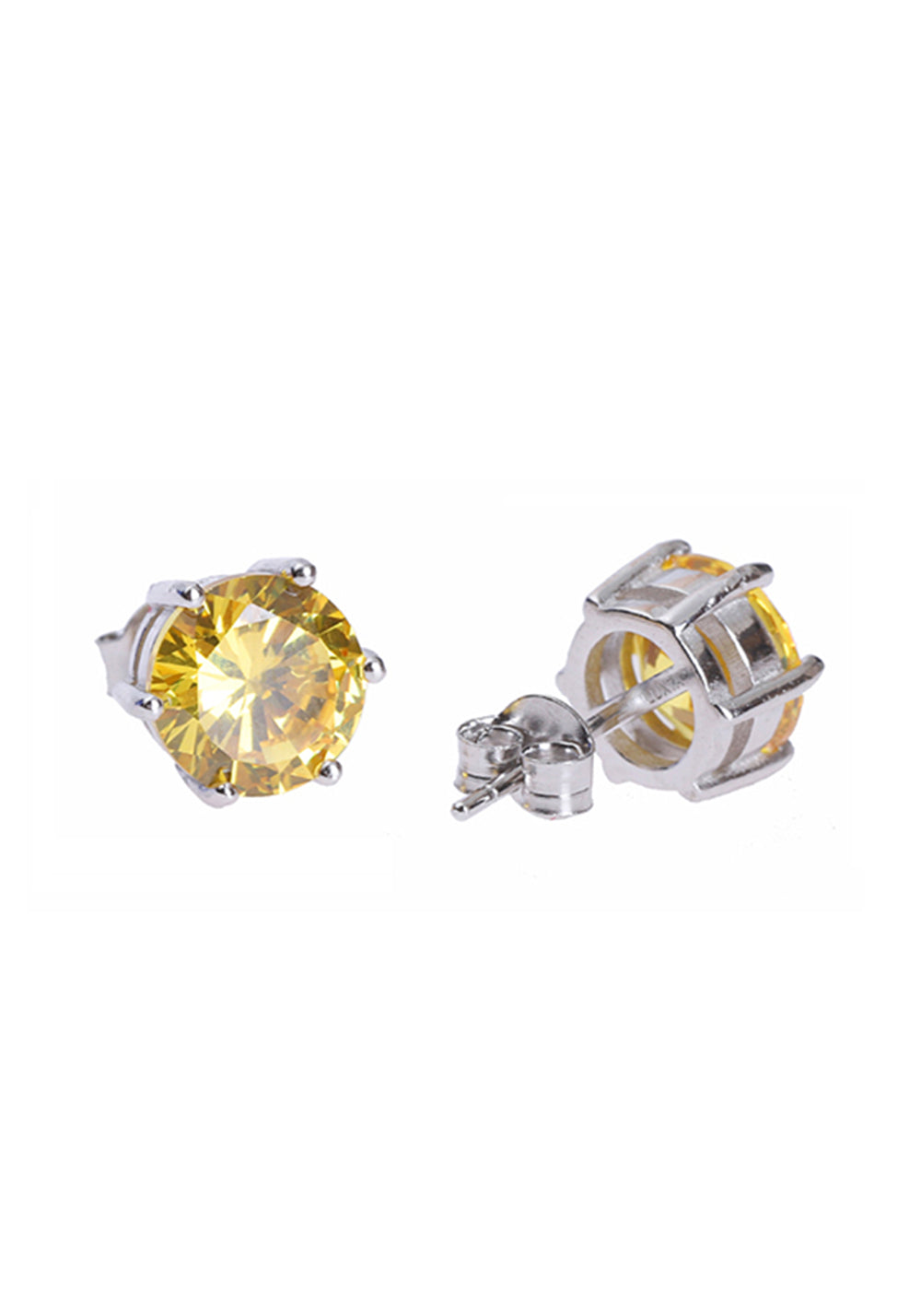 LUXTA丨Yellow Diamond Silver Studs - PSYLOS 1, LUXTA丨Yellow Diamond Silver Studs, Accessories, LUXTA, PSYLOS 1
