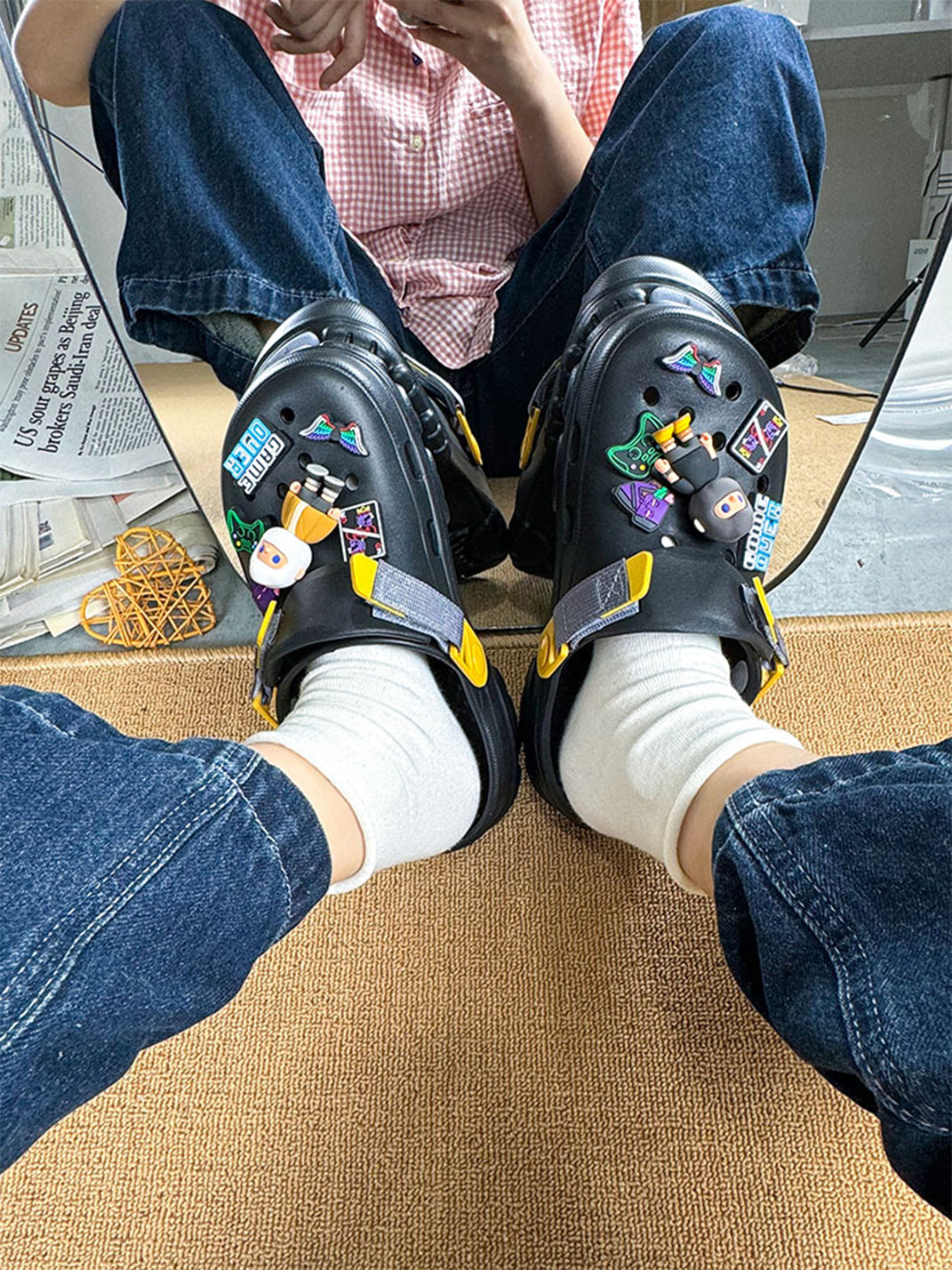 UNFAIR | Shark Style Clogs for Men Thick Sole Outdoor - PSYLOS 1, UNFAIR | Shark Style Clogs for Men Thick Sole Outdoor, Sandals, UNFAIR, PSYLOS 1