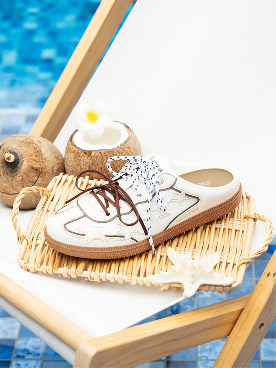 KAALIXTO | Star Design German Style Mules-White - PSYLOS 1, KAALIXTO | Star Design German Style Mules-White, Sandals, KAALIXTO•JAPAN, PSYLOS 1