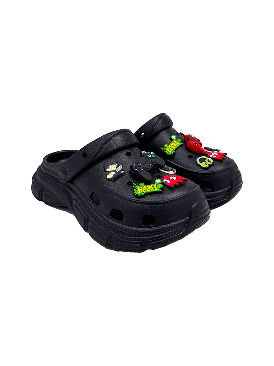 UNFAIR | Gamer EVA Covered-Toe Couple Clogs - PSYLOS 1, UNFAIR | Gamer EVA Covered-Toe Couple Clogs, Sandals, UNFAIR, PSYLOS 1