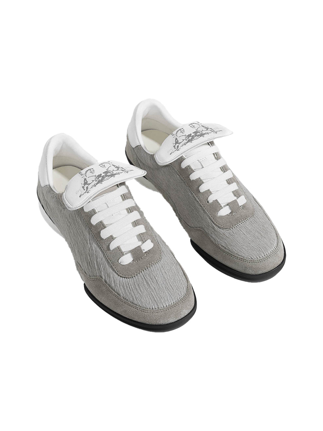 Fourth3ex | Grey Fur-Lined Platform Sneakers - PSYLOS 1, Fourth3ex | Grey Fur-Lined Platform Sneakers, Retro Trainers, Fourth3ex, PSYLOS 1