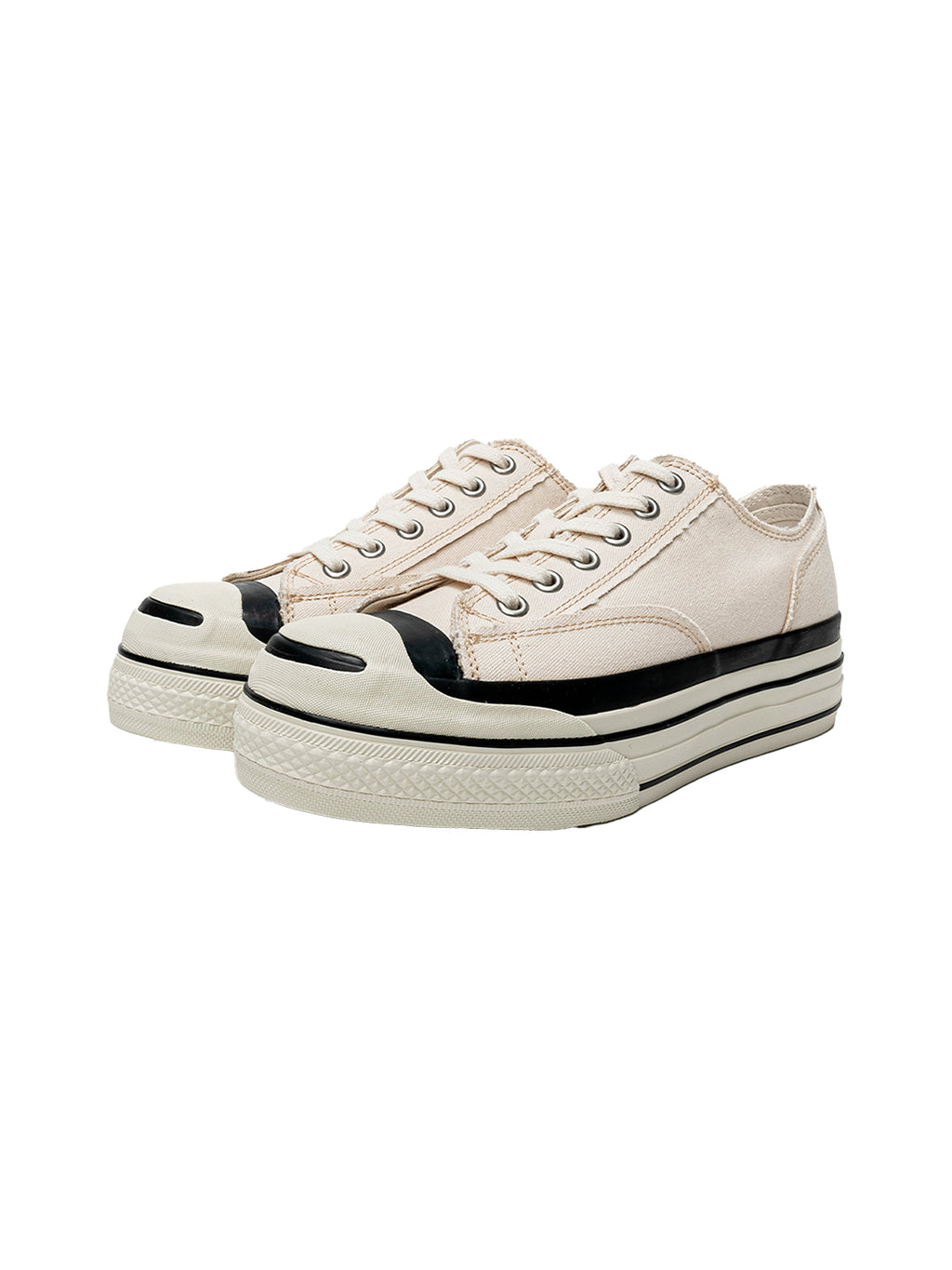 T/C MADE│016b Classic Jack Purcell Style Smiley-Toe Canvas Sneakers-White - PSYLOS 1, T/C MADE│016b Classic Jack Purcell Style Smiley-Toe Canvas Sneakers-White, Canvas Sneakers, T/C MADE, PSYLOS 1