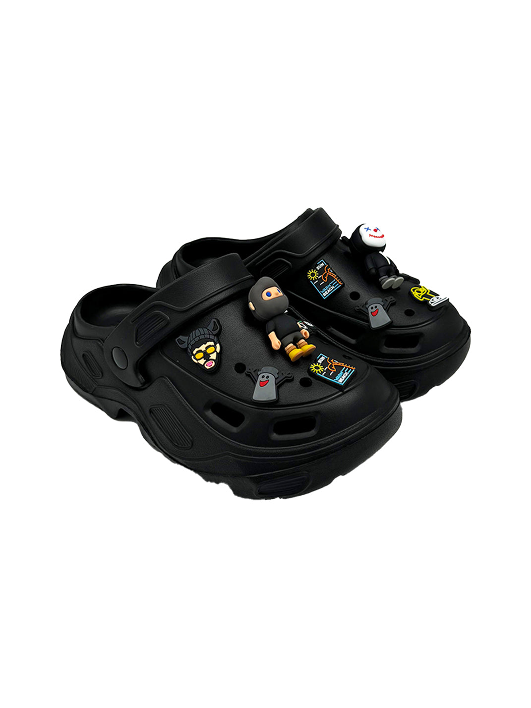 UNFAIR | Clown Chunky Hole Slides EVA Sandals - PSYLOS 1, UNFAIR | Clown Chunky Hole Slides EVA Sandals, Sandals, UNFAIR, PSYLOS 1