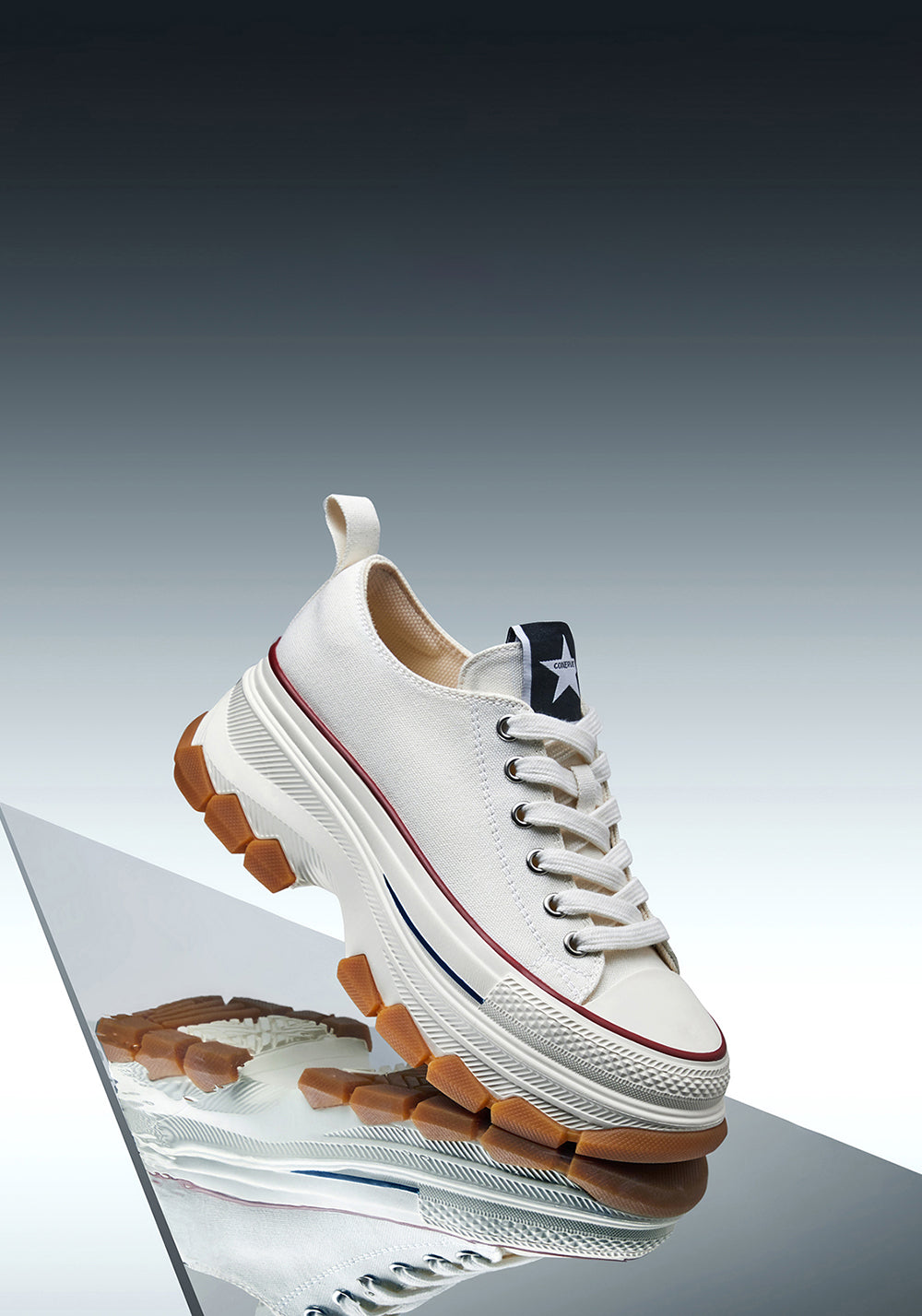 CHERYKALLY | Chunky White Canvas Sneakers  - PSYLOS 1, CHERYKALLY | Chunky White Canvas Sneakers , Chunky Sneakers, CHERYKALLY, PSYLOS 1