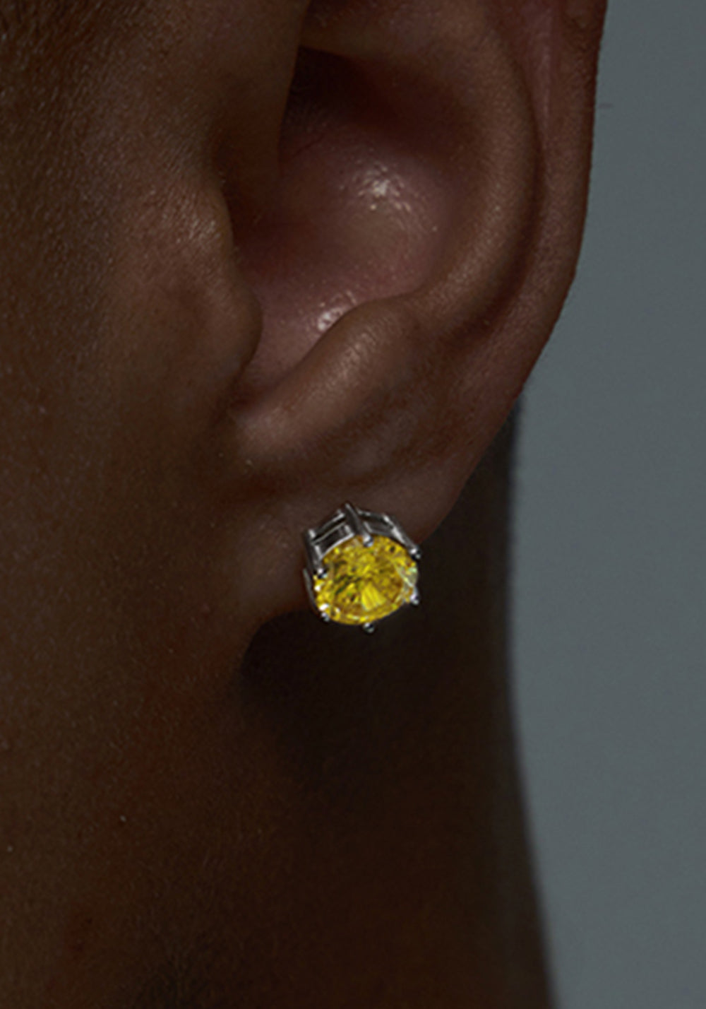 LUXTA丨Yellow Diamond Silver Studs - PSYLOS 1, LUXTA丨Yellow Diamond Silver Studs, Accessories, LUXTA, PSYLOS 1