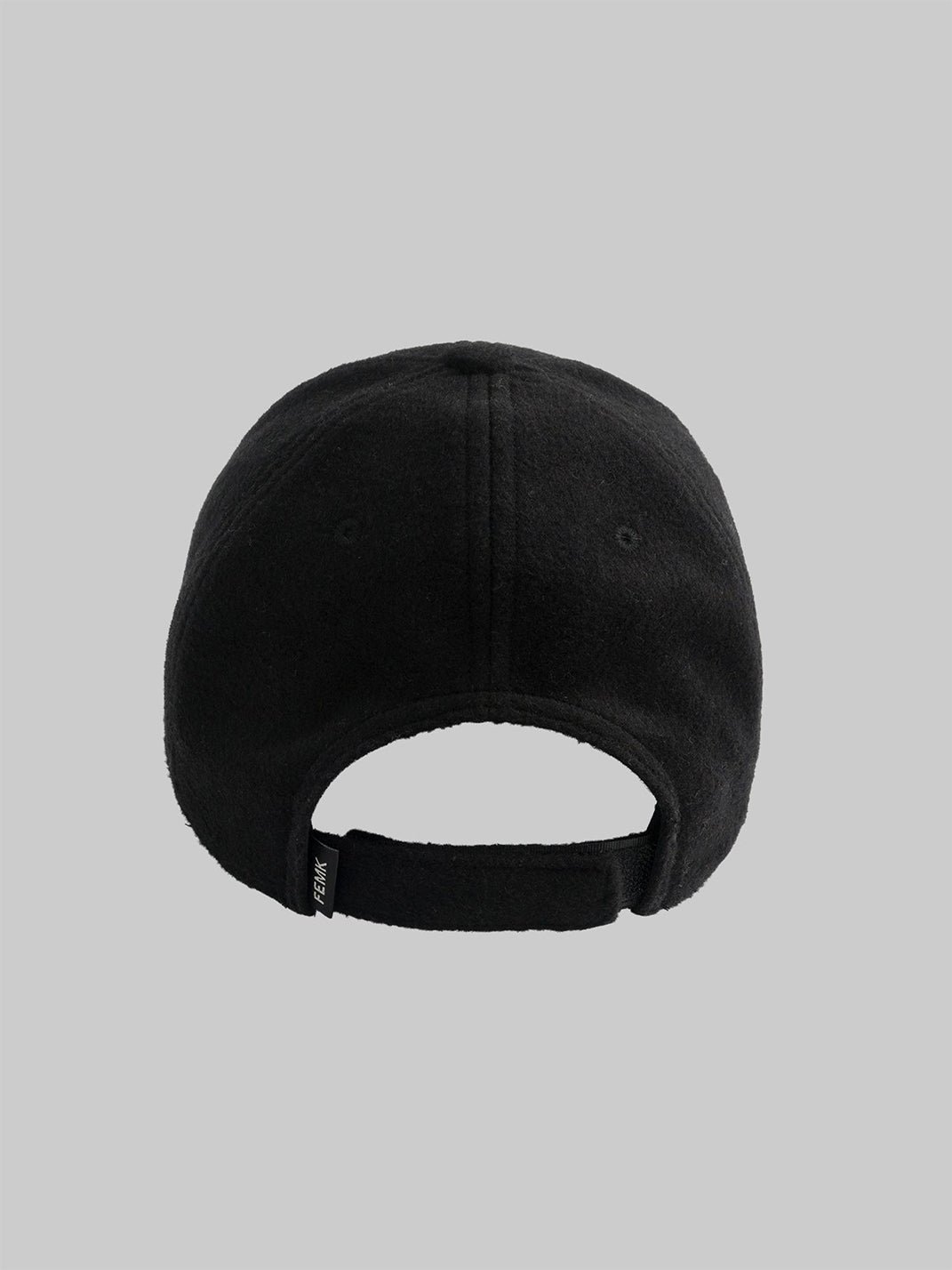 FLEAMARKET | Woolen Crest Curve Brim Cap-Black - PSYLOS 1, FLEAMARKET | Woolen Crest Curve Brim Cap-Black, Hats, FLEAMARKET, PSYLOS 1