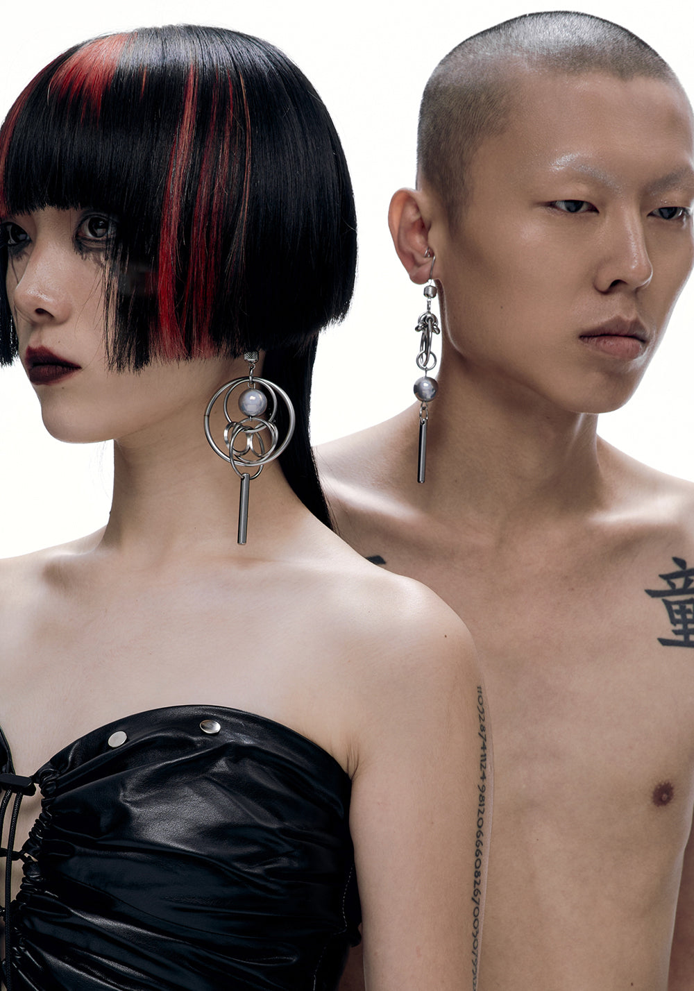 ILLuSoRy丨Steampunk Titanium Earrings - PSYLOS 1, ILLuSoRy丨Steampunk Titanium Earrings, Accessories, ILLuSoRy, PSYLOS 1