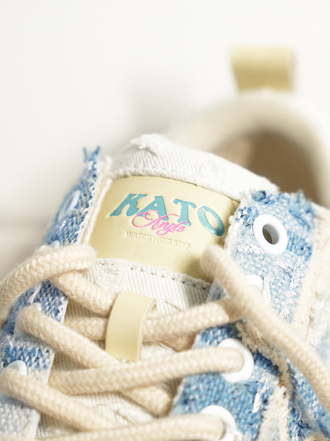 KAALIXTO | Star Pattern Low Top Canvas Sneakers-Blue - PSYLOS 1, KAALIXTO | Star Pattern Low Top Canvas Sneakers-Blue, Chunky Sneakers, KAALIXTO•JAPAN, PSYLOS 1