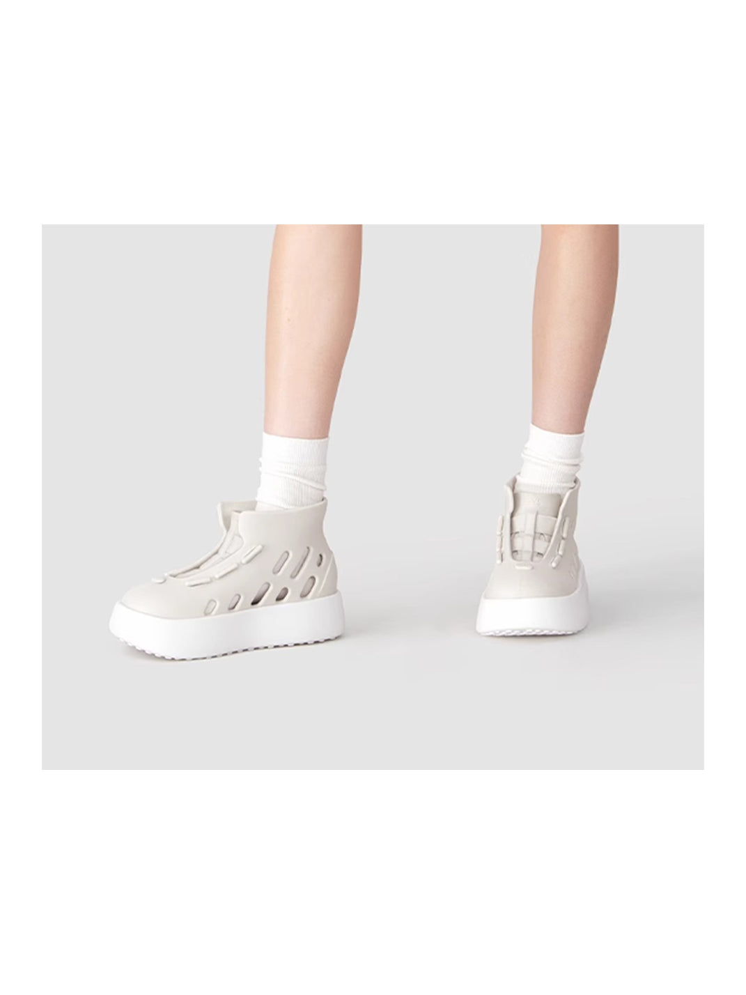 BEYS | High-Top Chunky Sole Capsule-Inspired Clog Boots for Summer-Beige - PSYLOS 1, BEYS | High-Top Chunky Sole Capsule-Inspired Clog Boots for Summer-Beige, Sandals, BEYS, PSYLOS 1