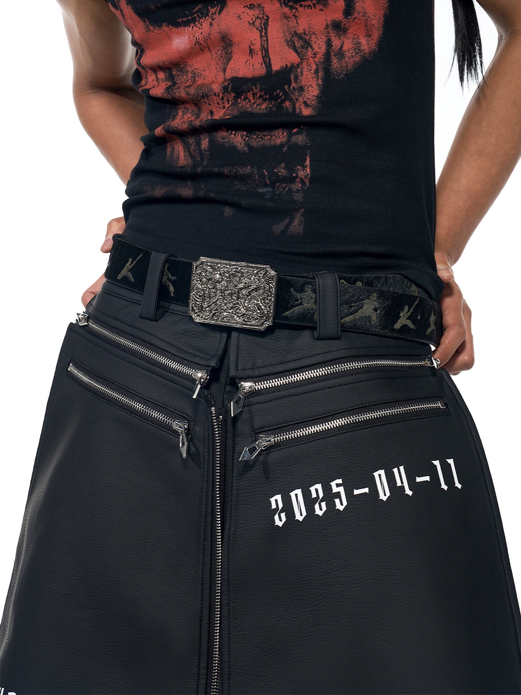 Fourth3ex | Dragon Leather Belt with Fur - PSYLOS 1, Fourth3ex | Dragon Leather Belt with Fur, Belt, Fourth3ex, PSYLOS 1