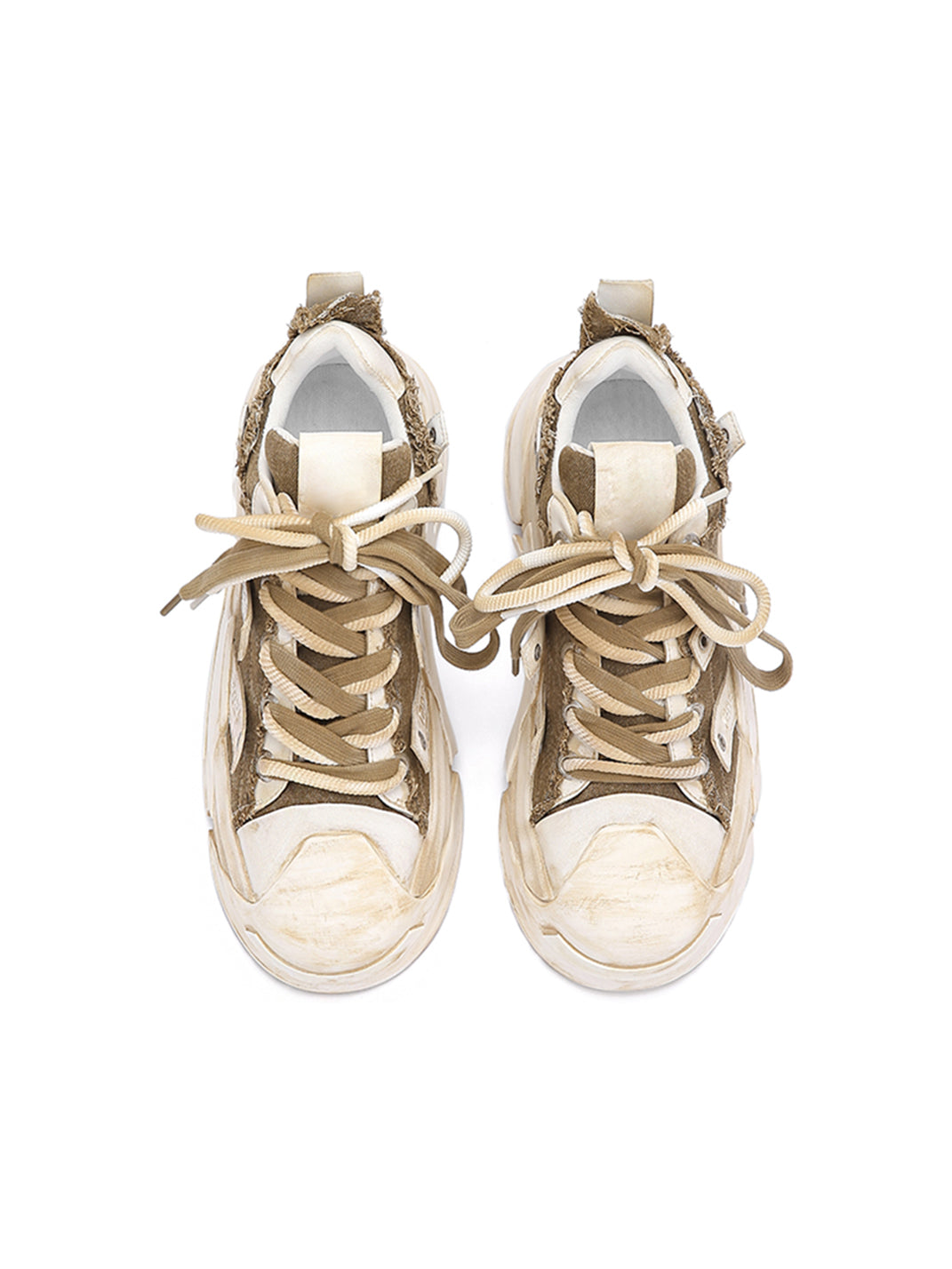 M88M丨Chunky Dirty Couple Skateboard Sneakers-Khaki - PSYLOS 1, M88M丨Chunky Dirty Couple Skateboard Sneakers-Khaki, Shoes, M88M, PSYLOS 1