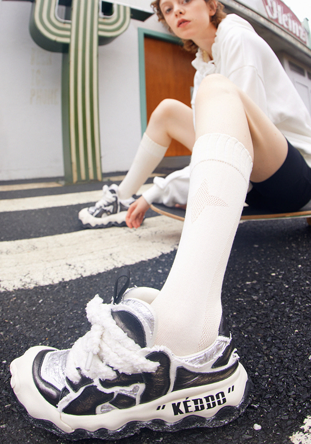 KEDDO | Wet Paint Vintage Dad Sneakers - Chunky Platform - PSYLOS 1, KEDDO | Wet Paint Vintage Dad Sneakers - Chunky Platform, Chunky Sneakers, KEDDO, PSYLOS 1