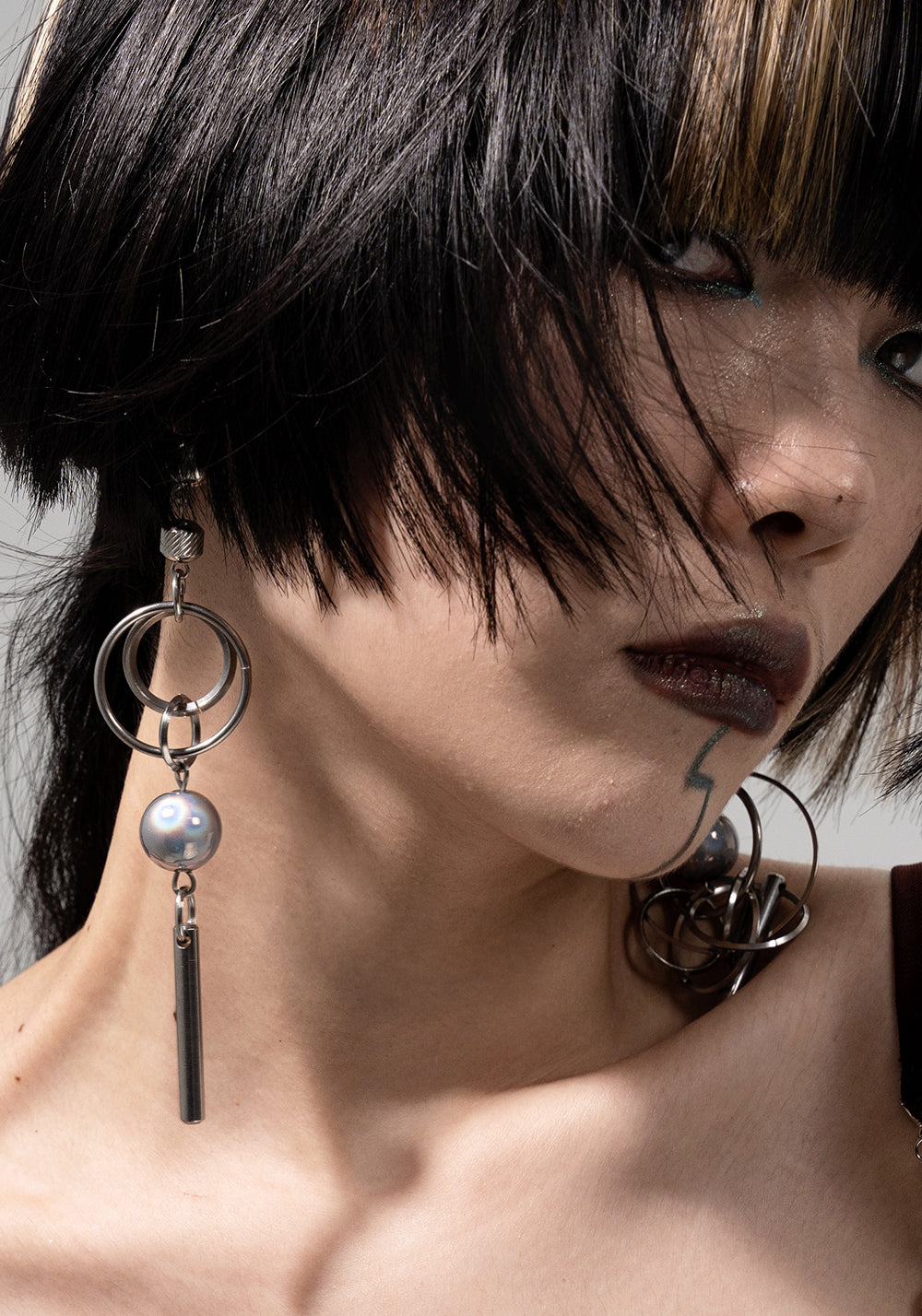 ILLuSoRy丨Steampunk Titanium Earrings - PSYLOS 1, ILLuSoRy丨Steampunk Titanium Earrings, Accessories, ILLuSoRy, PSYLOS 1