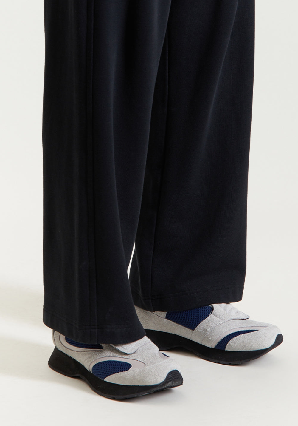 CONP丨 Swing Runner - Asymmetric Strap (Suede Blue-Grey) - PSYLOS 1, CONP丨 Swing Runner - Asymmetric Strap (Suede Blue-Grey), Casual Sneakers, CONP, PSYLOS 1