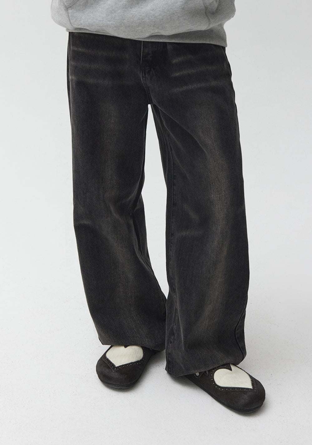 CONP丨Heart Slides - Fuzzy Embroidered Toe - PSYLOS 1, CONP丨Heart Slides - Fuzzy Embroidered Toe, Slippers, CONP, PSYLOS 1