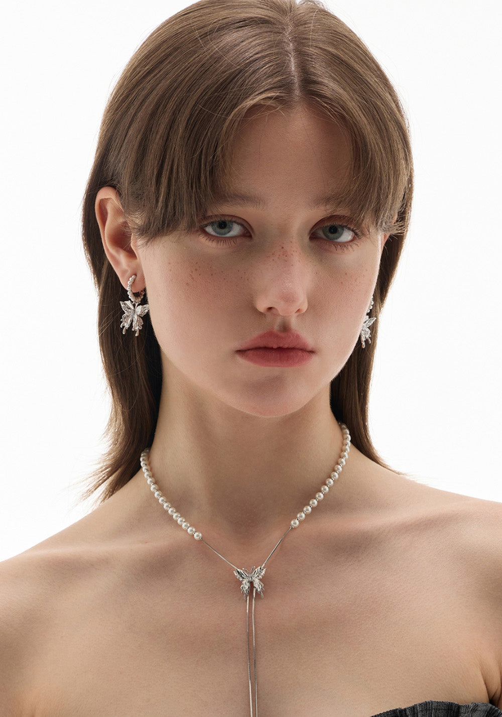 SUN HUNTER丨Adjustable Pearl Butterfly Necklace - PSYLOS 1, SUN HUNTER丨Adjustable Pearl Butterfly Necklace, Accessories, SUN HUNTER, PSYLOS 1