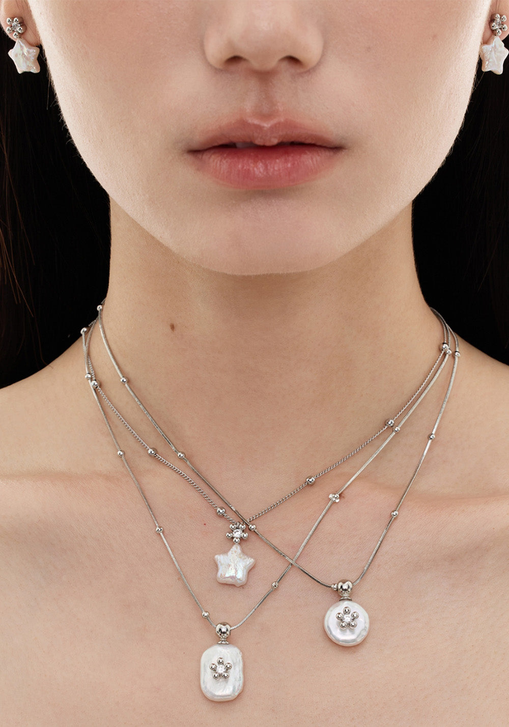 SUN HUNTER丨Star & Baroque Pearl Necklace - PSYLOS 1, SUN HUNTER丨Star & Baroque Pearl Necklace, Accessories, SUN HUNTER, PSYLOS 1