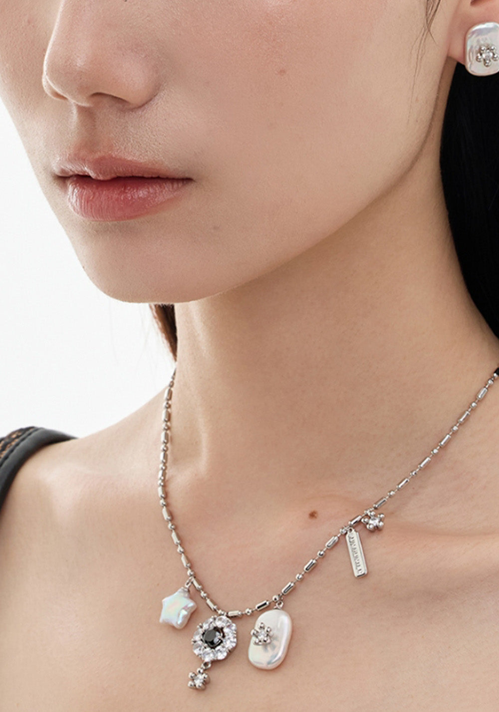 SUN HUNTER丨Baroque Pearl Star Necklace - PSYLOS 1, SUN HUNTER丨Baroque Pearl Star Necklace, Accessories, SUN HUNTER, PSYLOS 1