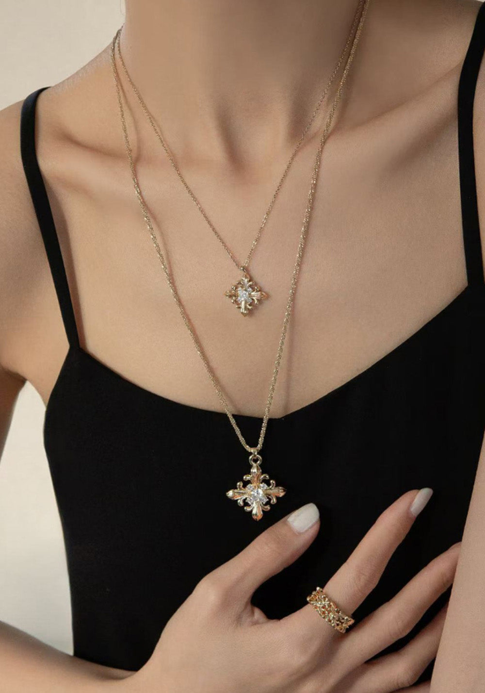 SUN HUNTER丨Long Iris Flower Necklace - PSYLOS 1, SUN HUNTER丨Long Iris Flower Necklace, Accessories, SUN HUNTER, PSYLOS 1