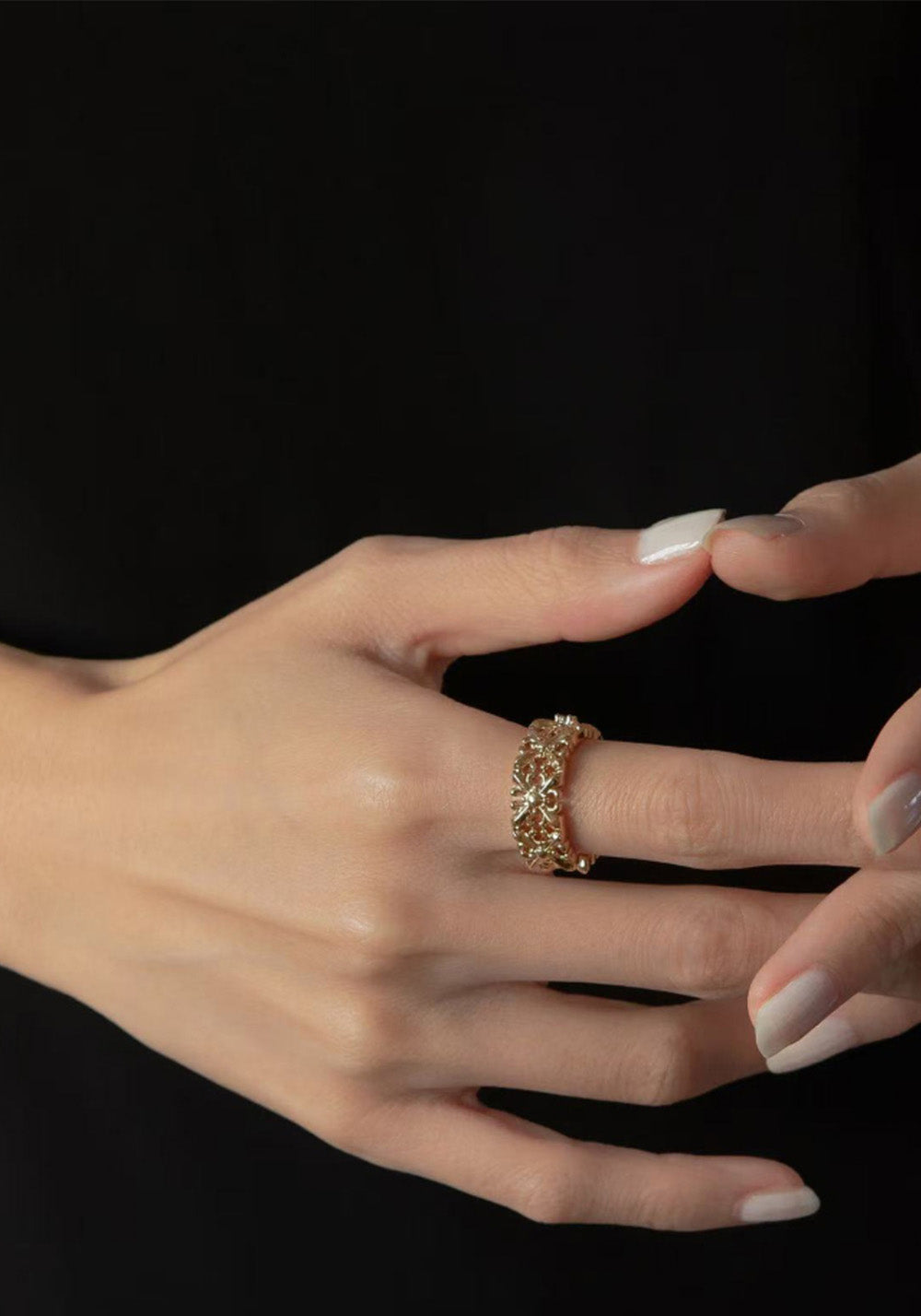 SUN HUNTER丨Full-Circle Iris Flower Ring - PSYLOS 1, SUN HUNTER丨Full-Circle Iris Flower Ring, Accessories, SUN HUNTER, PSYLOS 1