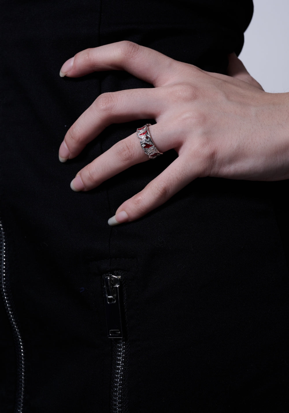 ILLuSoRy丨Dark Silver Adjustable Ring - PSYLOS 1, ILLuSoRy丨Dark Silver Adjustable Ring, Accessories, ILLuSoRy, PSYLOS 1