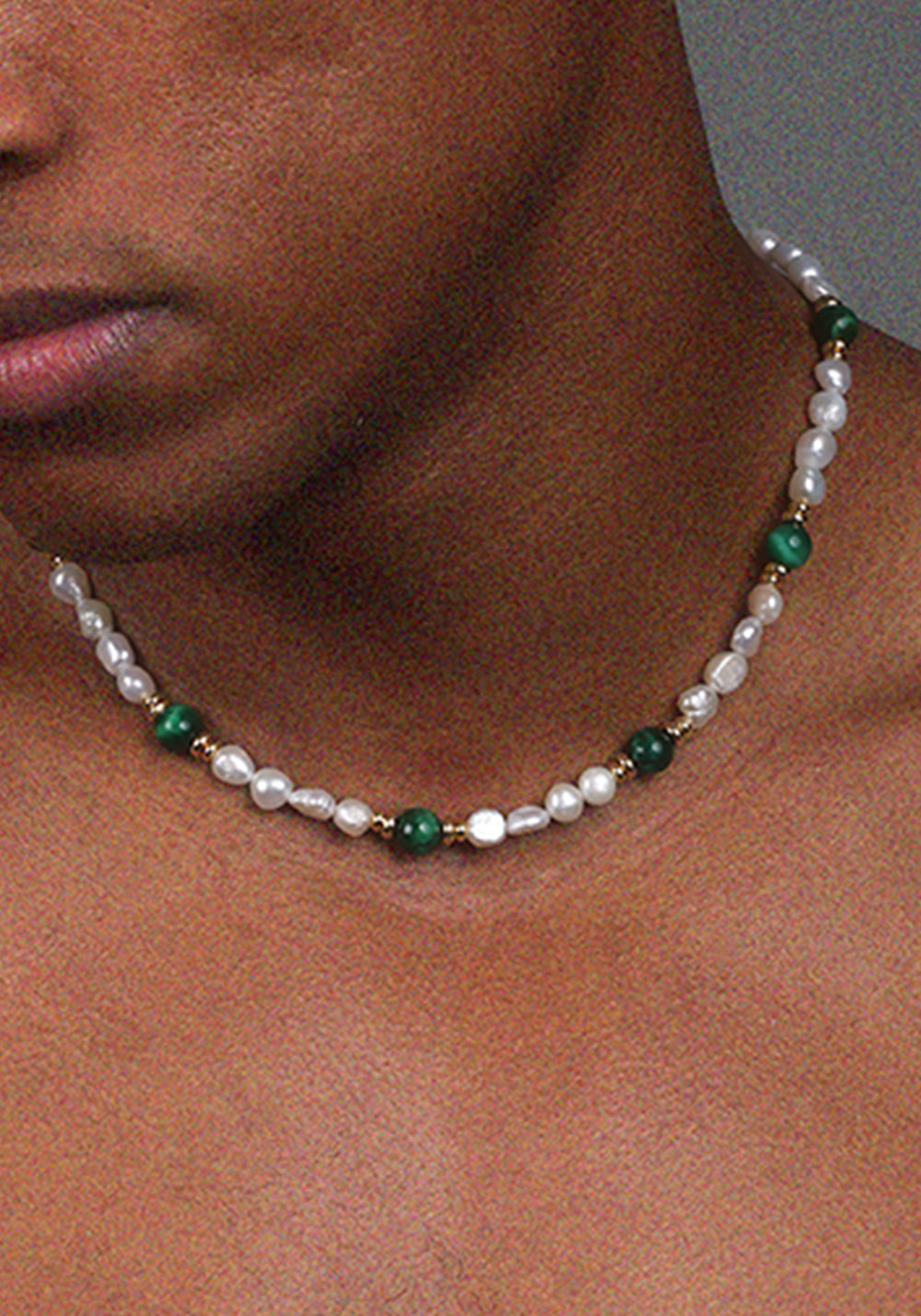 LUXTA丨Tiger Eye Pearl Choker - PSYLOS 1, LUXTA丨Tiger Eye Pearl Choker, Accessories, LUXTA, PSYLOS 1