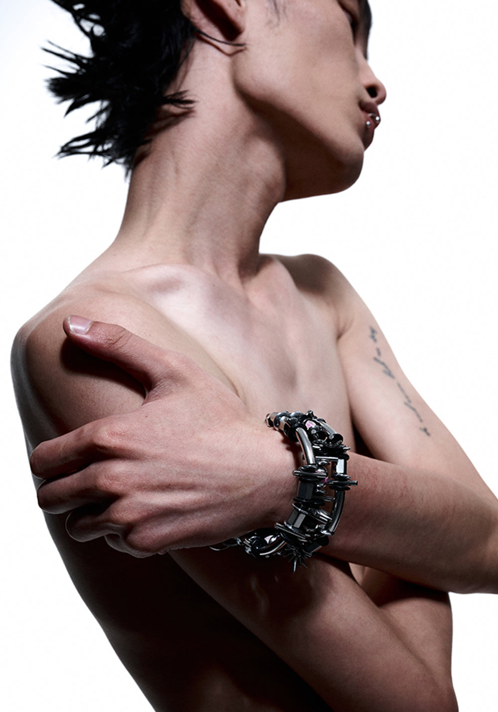 ILLuSoRy丨Industrial Metal Cuff Bracelet - PSYLOS 1, ILLuSoRy丨Industrial Metal Cuff Bracelet, Accessories, ILLuSoRy, PSYLOS 1